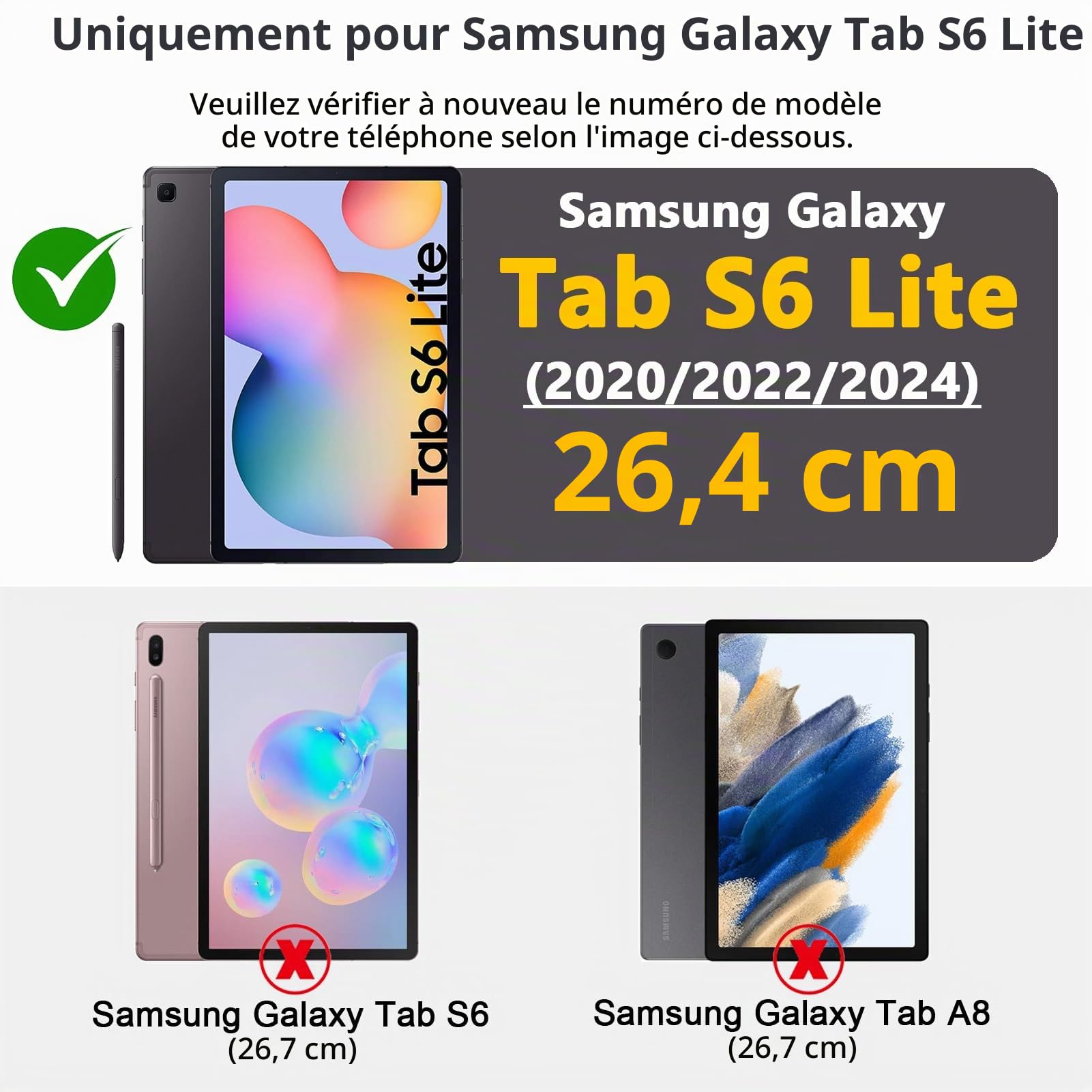 Dux Ducis Domo Series coque Samsung Galaxy Tab S6 Lite 10,4 pouces noire