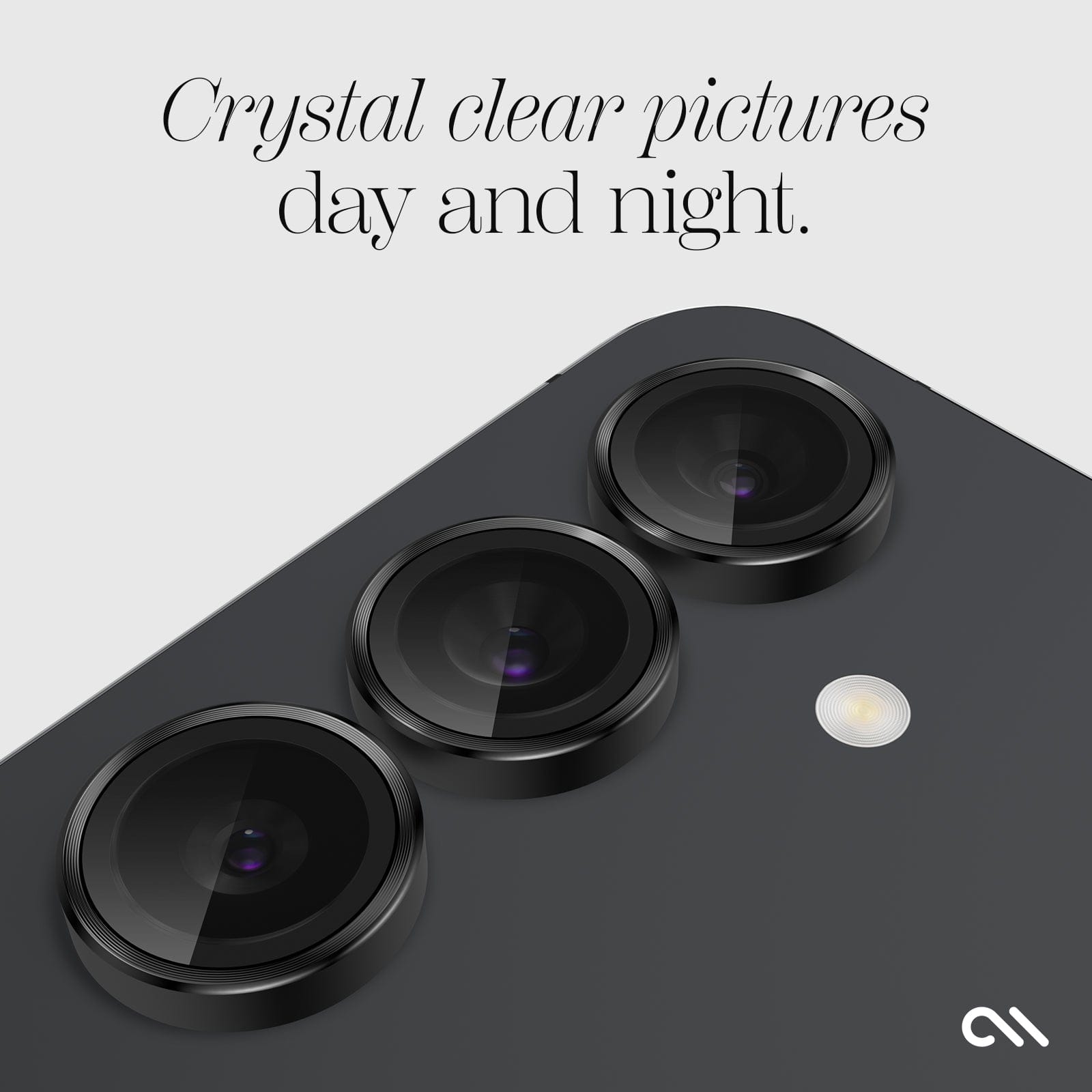 CASE-MATE Lens Protectors Camera Lens Protector protection Galaxy S25 noir verre trempé