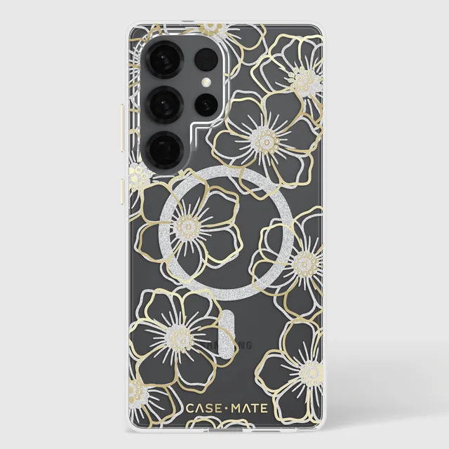 CASE-MATE Phone Cases Floral Gems coque Galaxy S25 Ultra, Floral Gems, protection 12 pieds