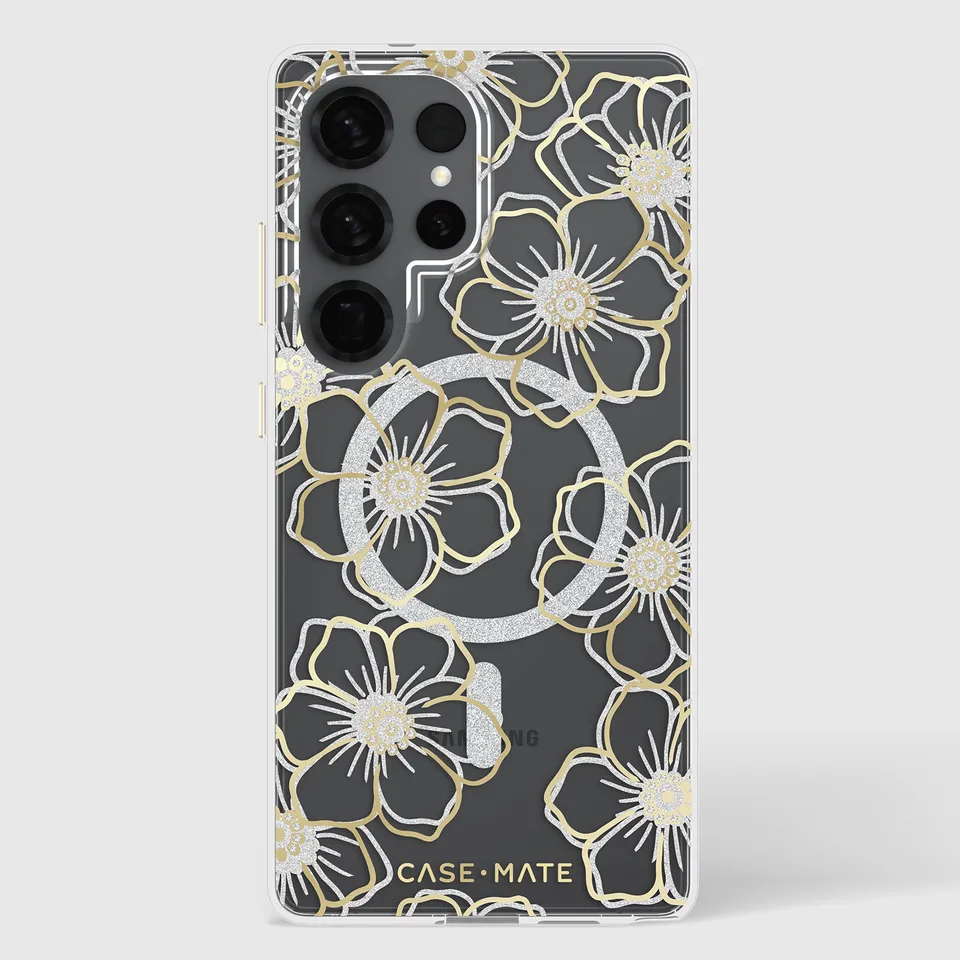CASE-MATE Phone Cases Floral Gems coque Galaxy S25 Ultra, Floral Gems, protection 12 pieds