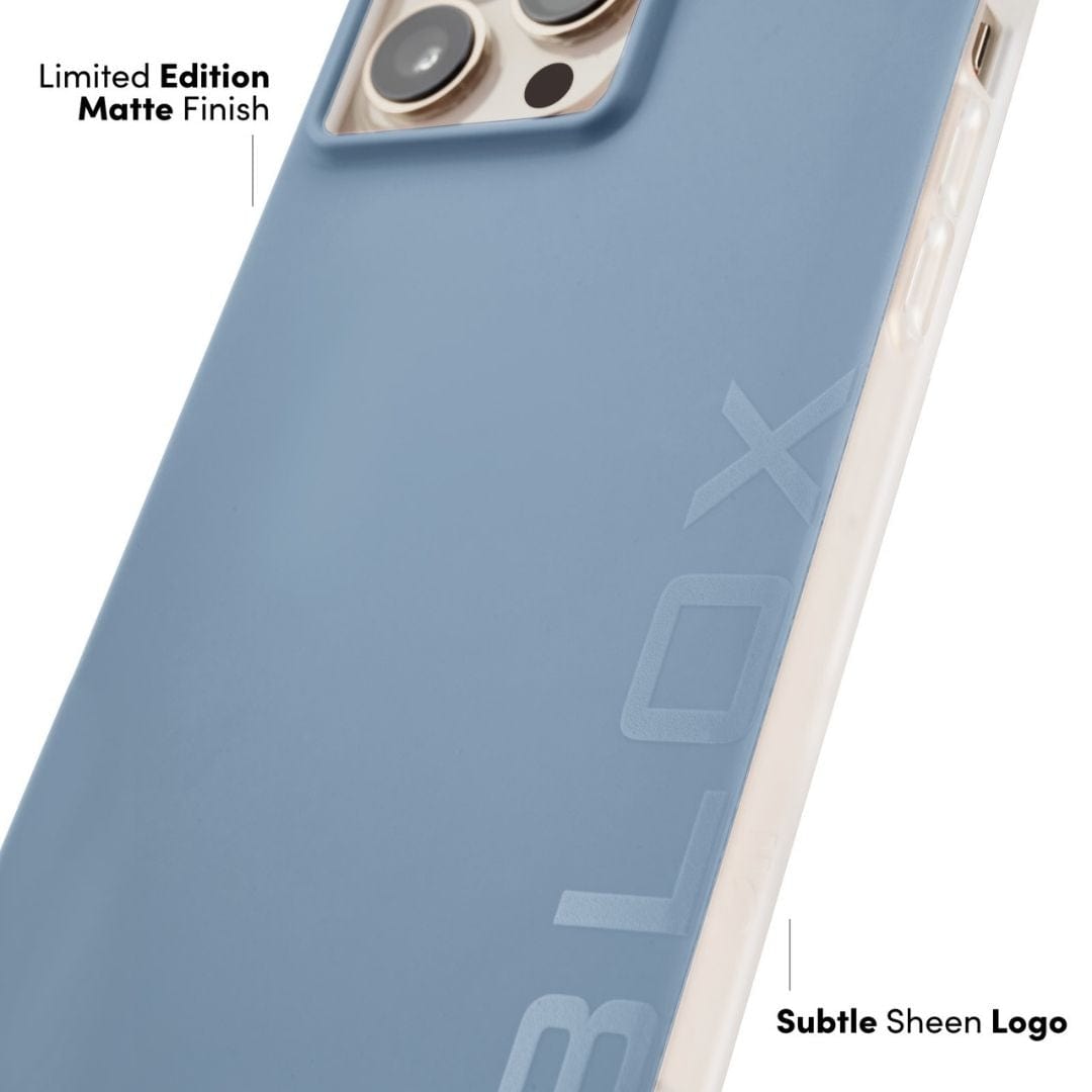 CASE-MATE Phone Cases BLOX Matte Ink coque iPhone 13 bleu MagSafe