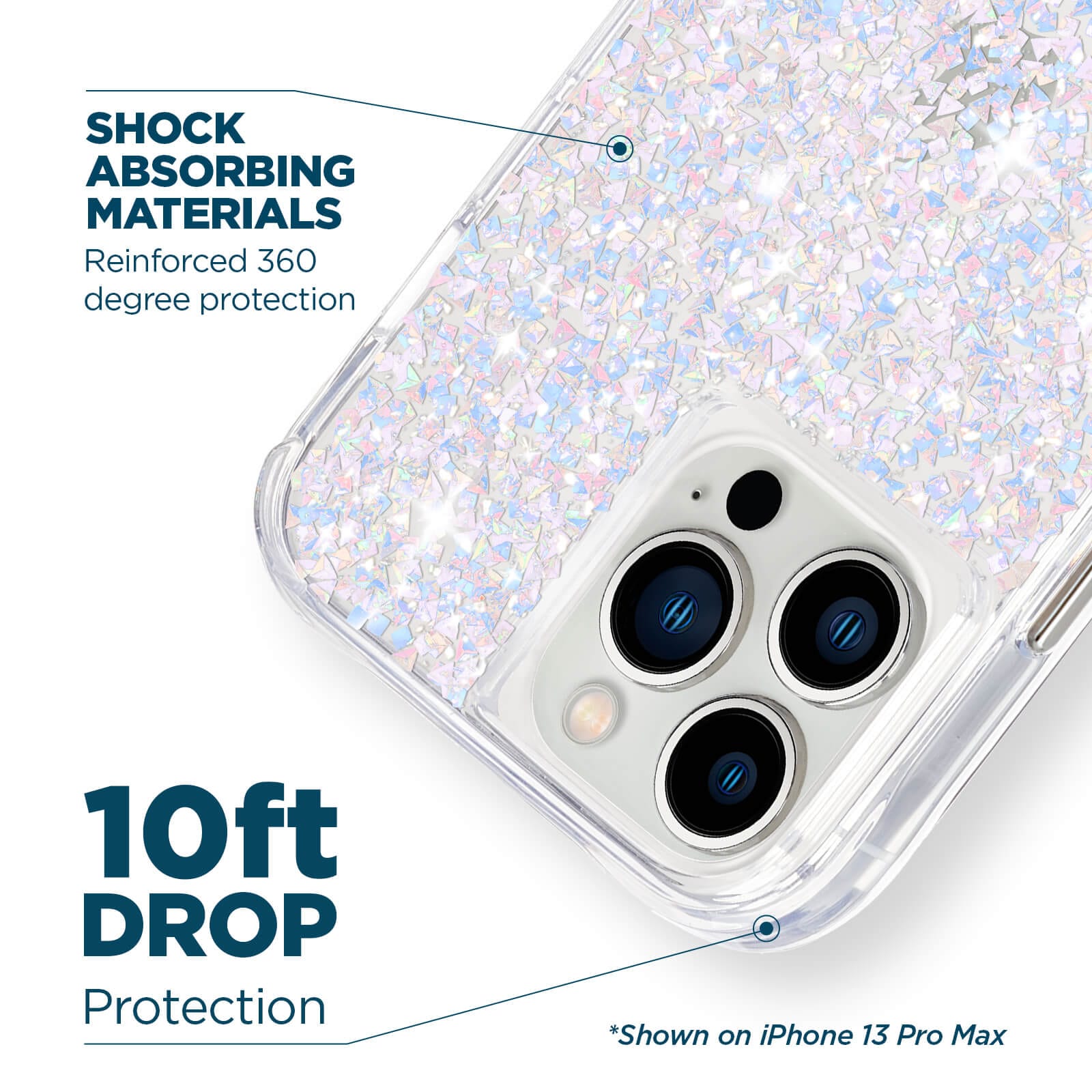 CASE-MATE Phone Cases Twinkle Diamond coque iPhone 14 Pro