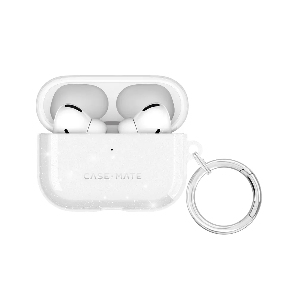CASE-MATE AirPods Cases Sheer Twinkle Silver AirPods Pro 3 coque pailletée