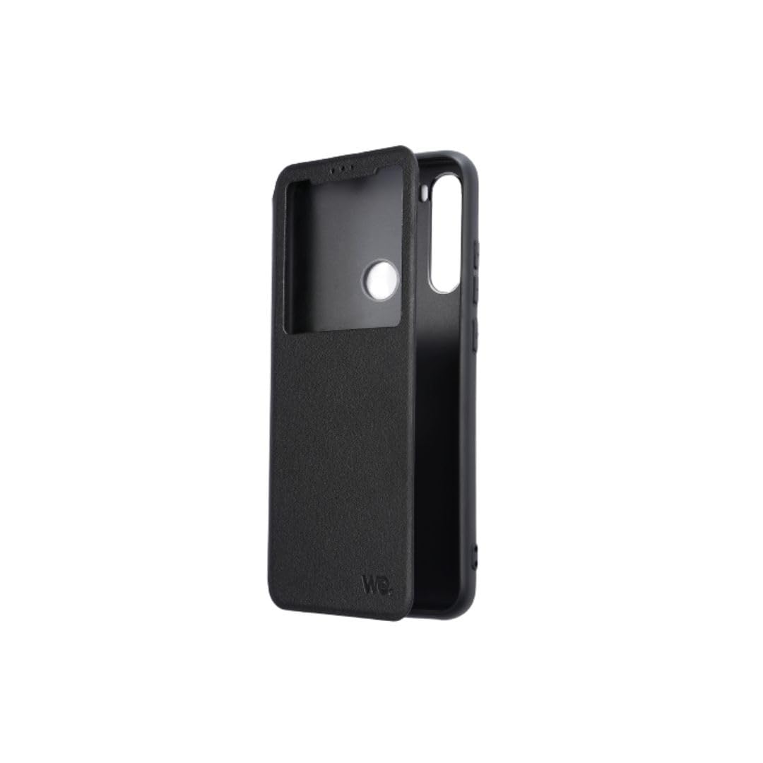 WE Accessoires Smartphone Redmi Note 8T étui noir, rabat magnétique
