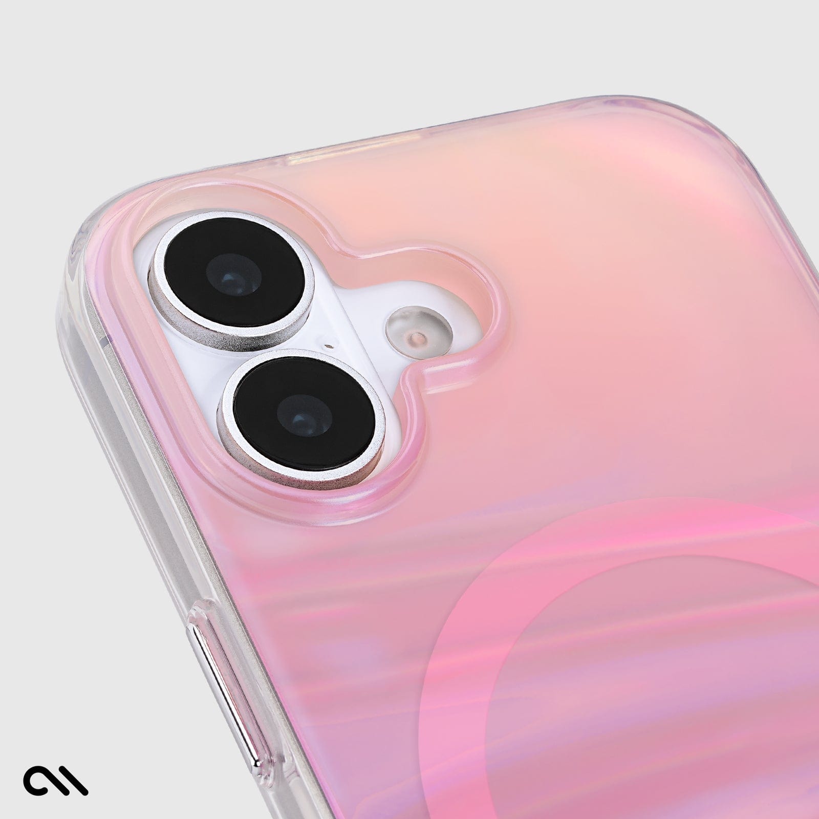 CASE-MATE Phone Cases Peach Soap Bubble MagSafe coque iPhone 17 irisée