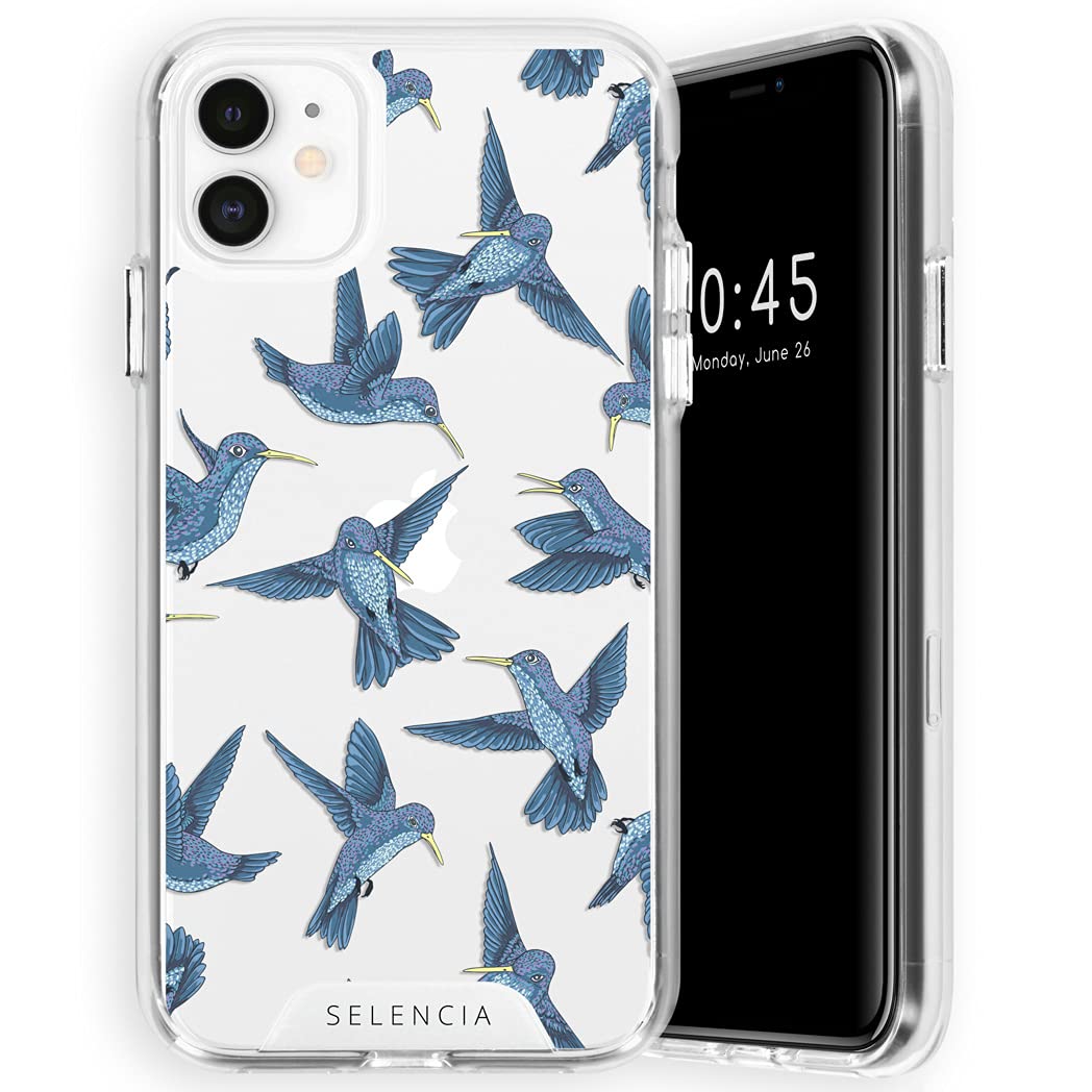 SELENCIA Zarya coque iPhone 11 motif oiseaux antichoc