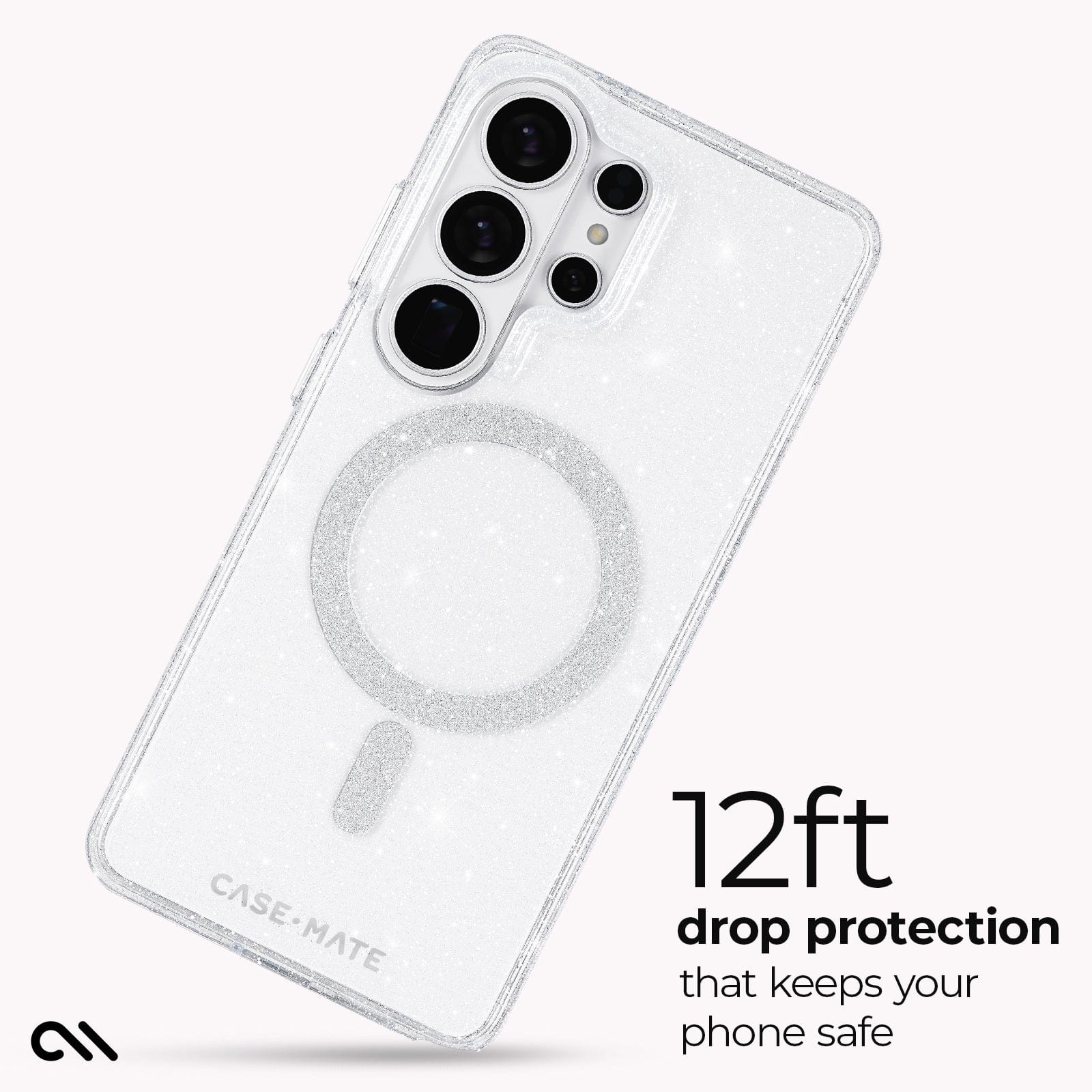 CASE-MATE Phone Cases Sheer Twinkle Galaxy S26 Ultra coque argent