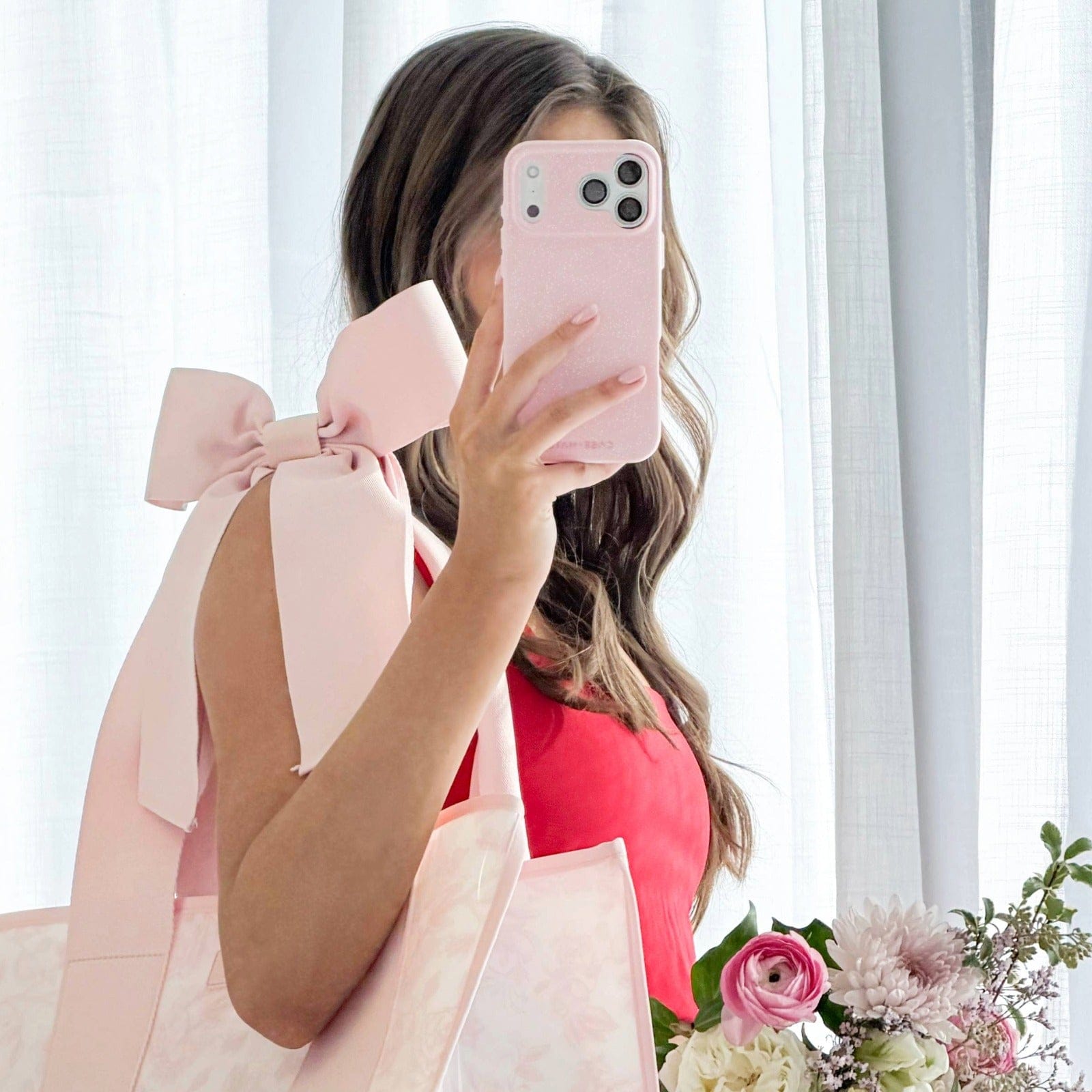 CASE-MATE Phone Cases Ballet Pink Twinkle MagSafe coque iPhone 17 Pro Max rose pailleté