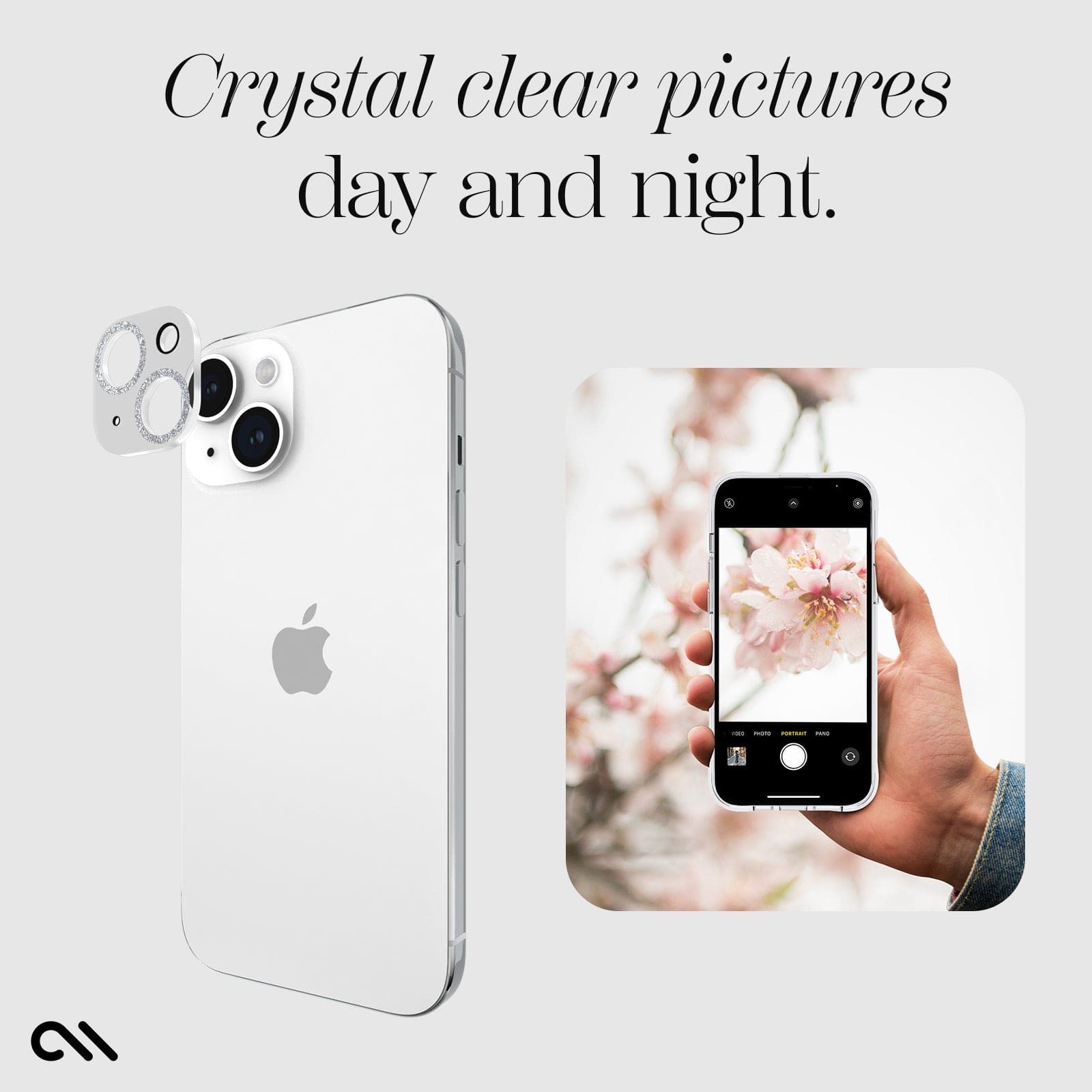 CASE-MATE Lens Protectors Glass Camera Lens Protector Twinkle verre iPhone 15 / 15 Plus