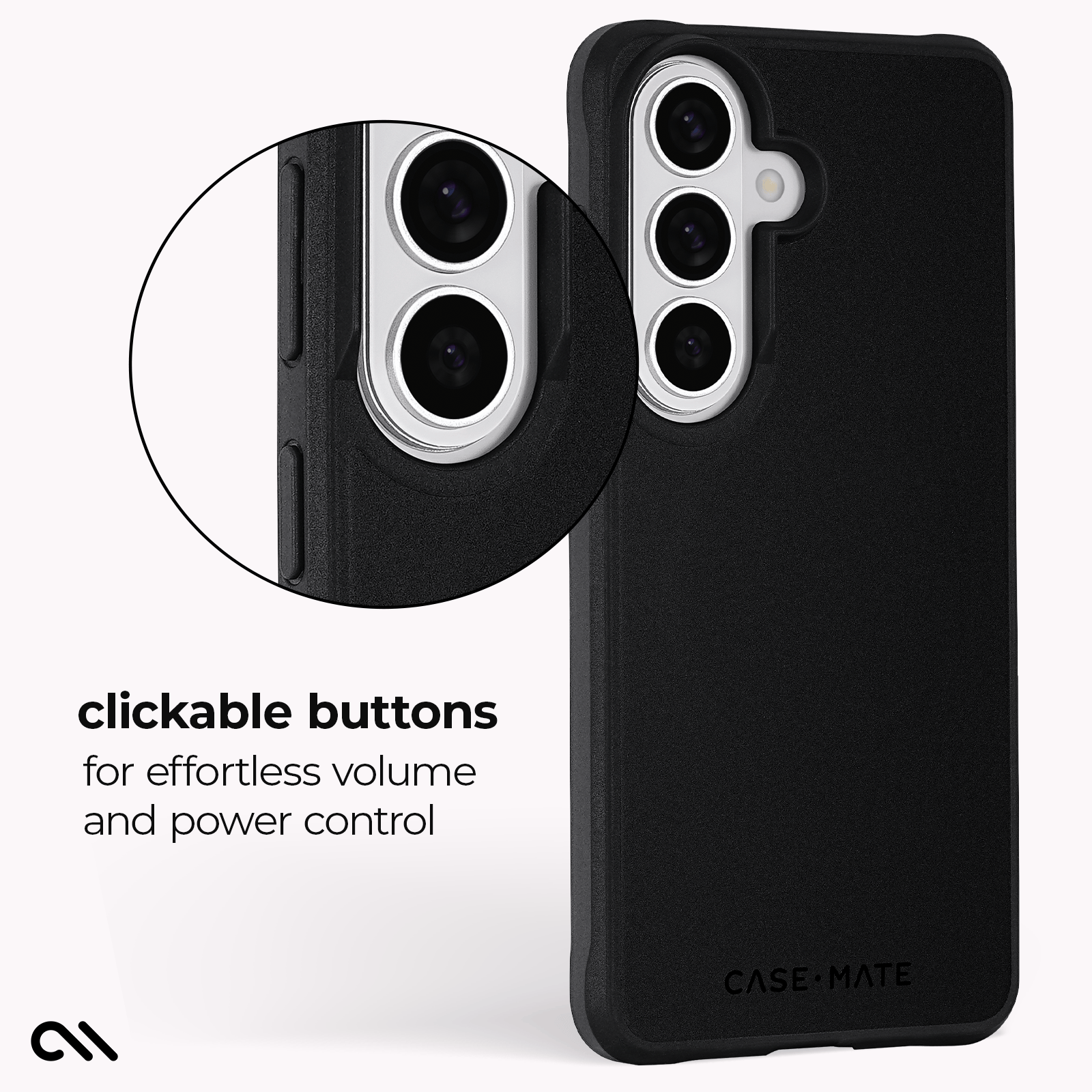 CASE-MATE Tough Black with Magnet coque Galaxy S26 noire