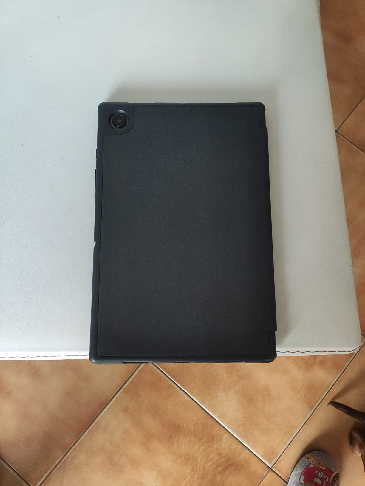 Dux Ducis Domo Series coque Samsung Galaxy Tab A8 10,5 pouces noire avec support