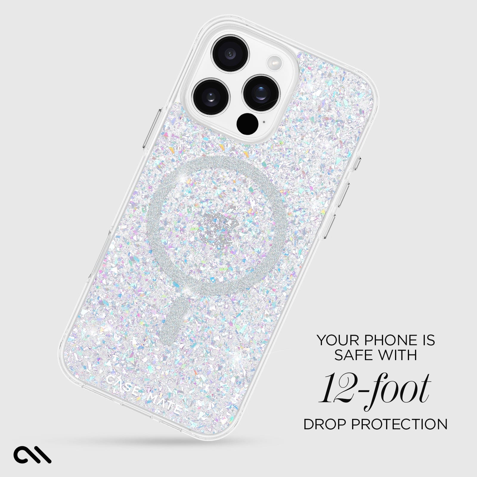 CASE-MATE Phone Cases Twinkle Disco MagSafe coque irisée