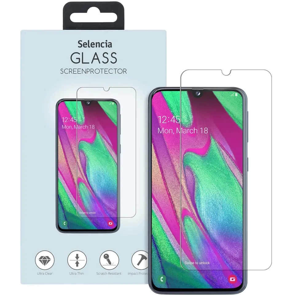 SELENCIA Galaxy A40 verre trempé transparent 9H