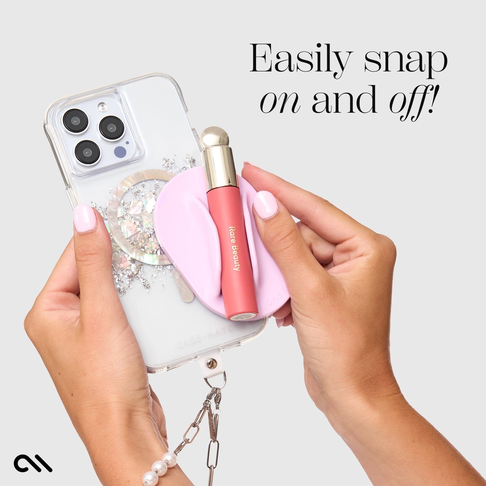 CASE-MATE MagSafe Accessories Glossy MagSafe Lip Gloss Holder Stardust magnétique