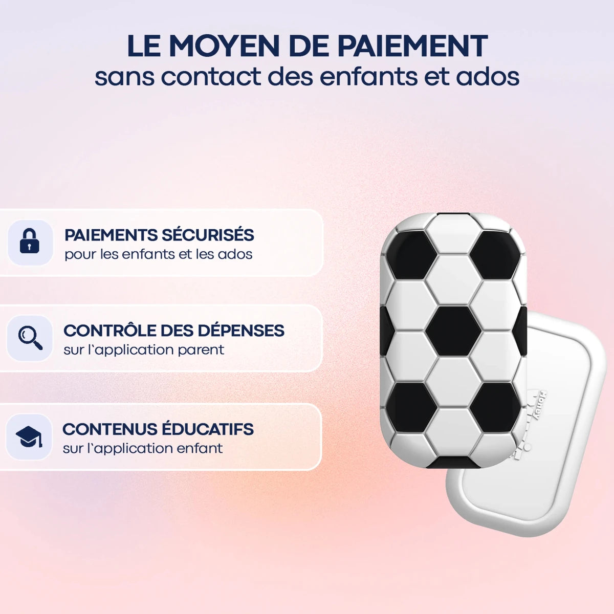 MoneyWalkie Tous les Walkies Walkie Foot porte-monnaie sans contact