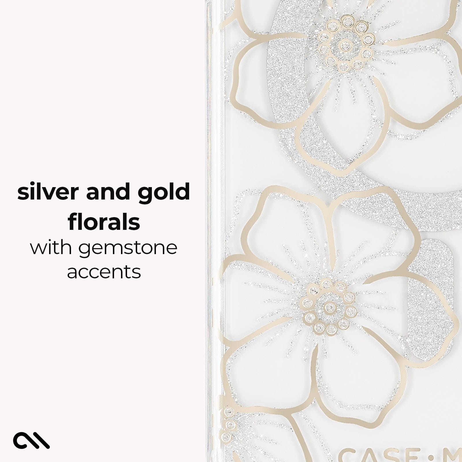 CASE-MATE Phone Cases Floral Gems with Magnet coque Galaxy S26+ florale