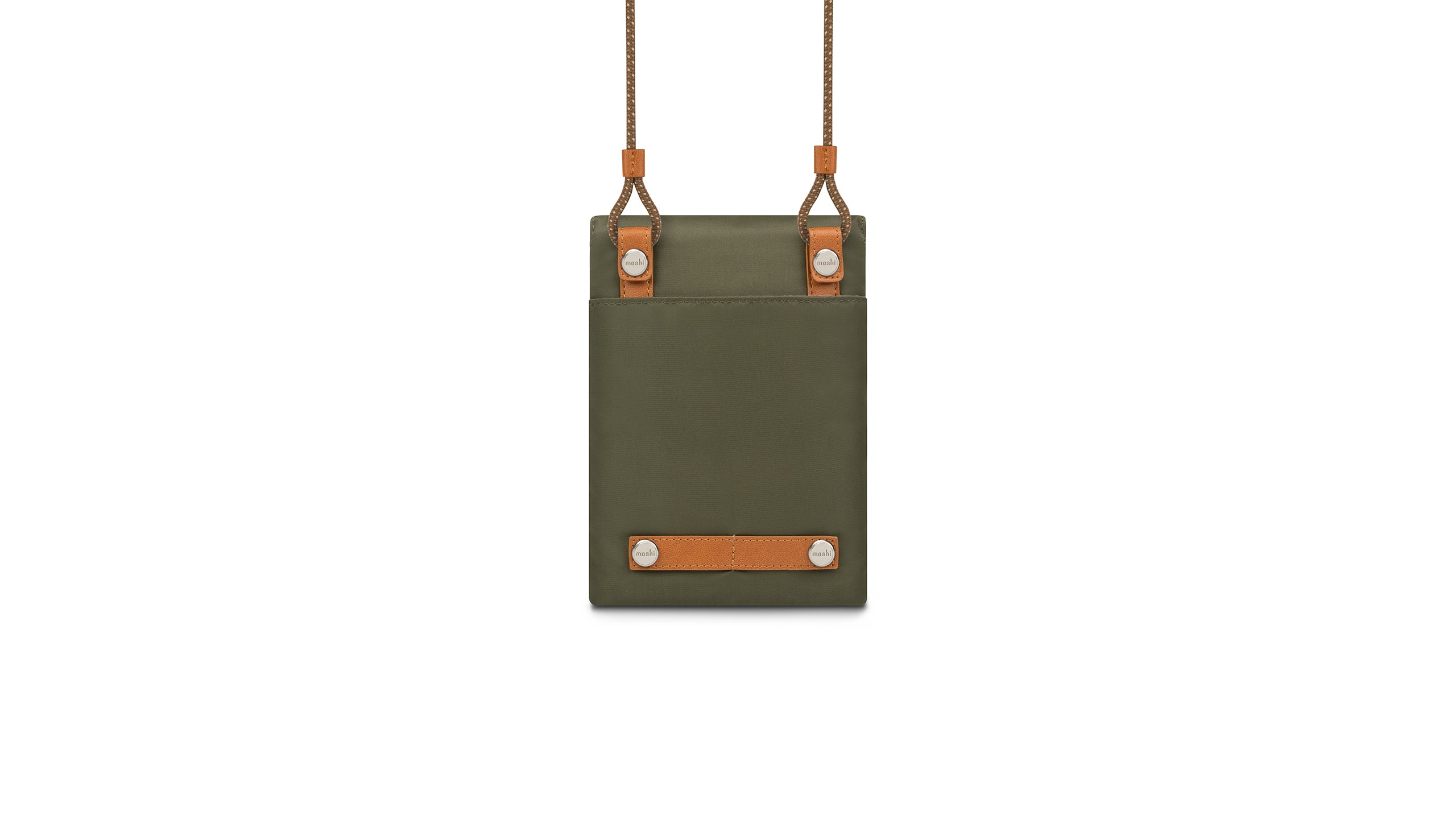 Moshi Bags Aro Mini Slim Crossbody Bag sac bandoulière Forest Green RFID