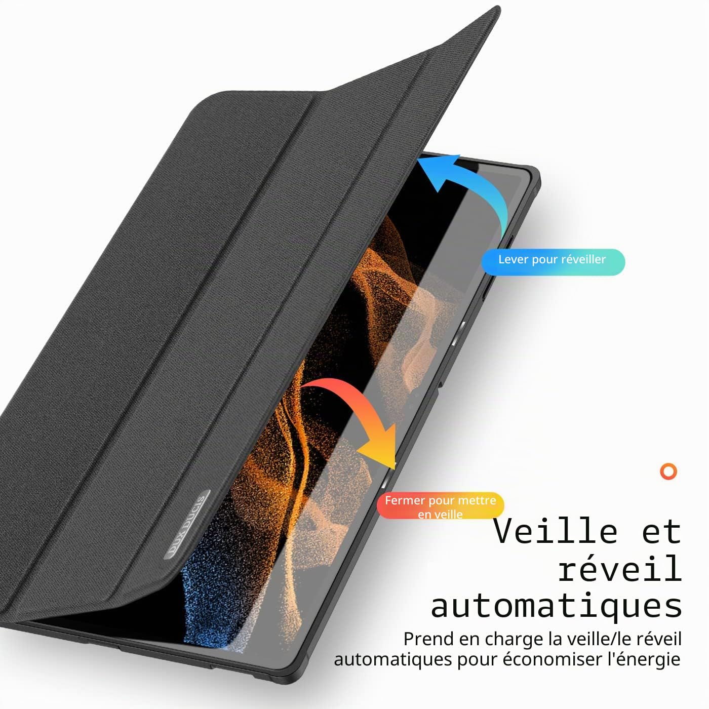 Dux Ducis Domo Series coque Galaxy Tab Ultra 14,6 pouces noire