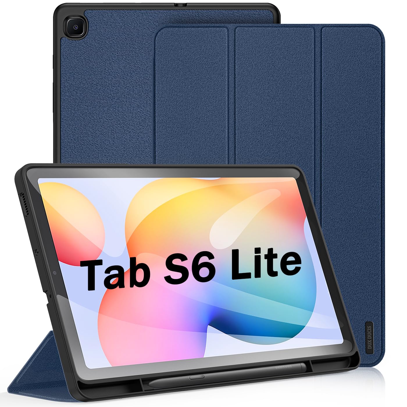 Dux Ducis Domo Series coque Samsung Galaxy Tab S6 Lite 10,4 pouces bleu