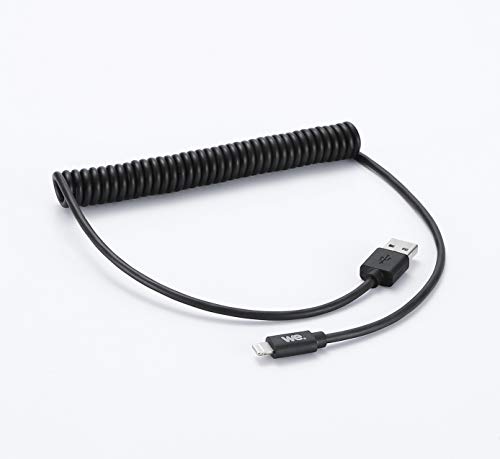 WE Cables câble USB Lightning 2 m noir torsadé