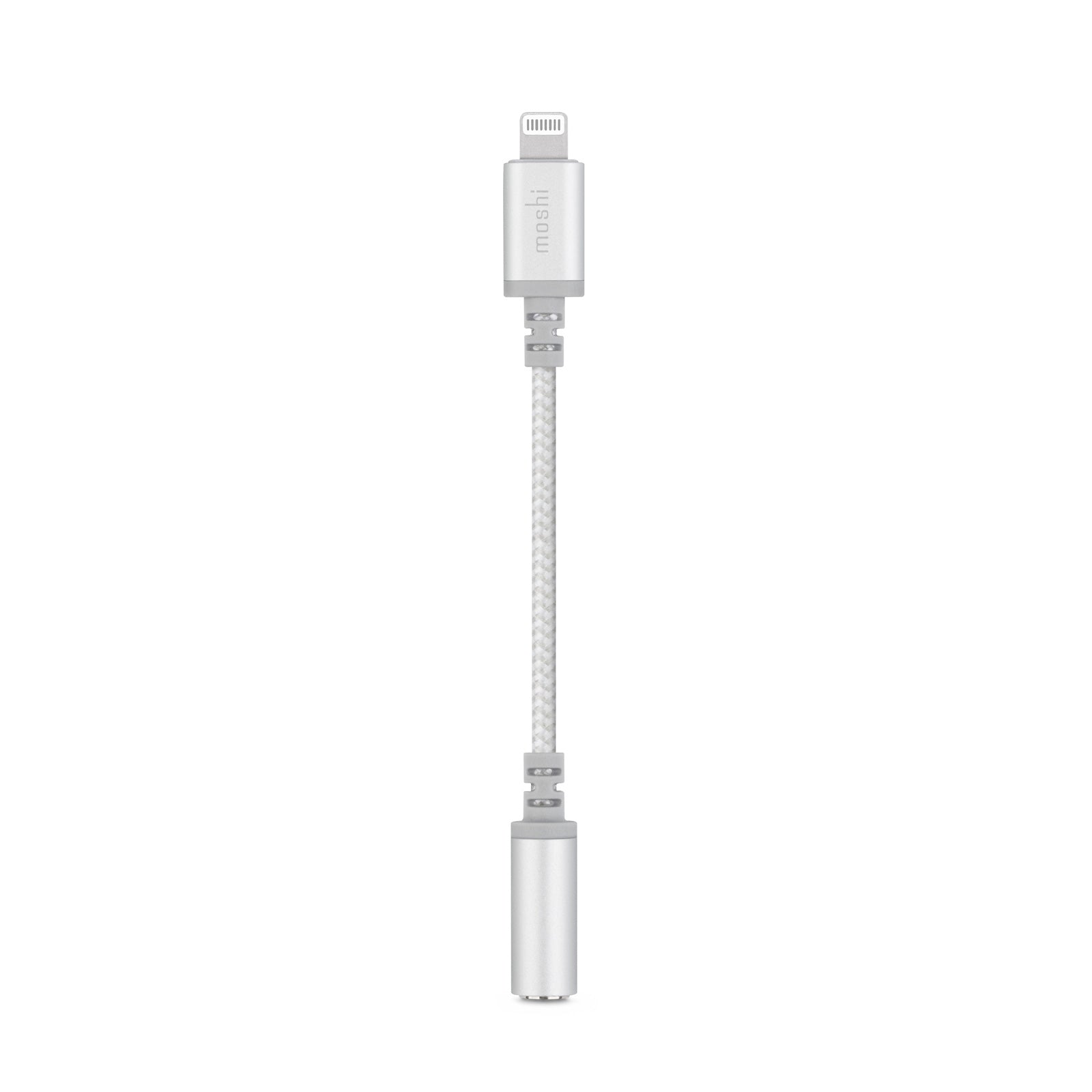 Moshi Cables and Adapters Integra™ Lightning to 3.5 mm Headphone Jack Adapter adaptateur audio Jet Silver
