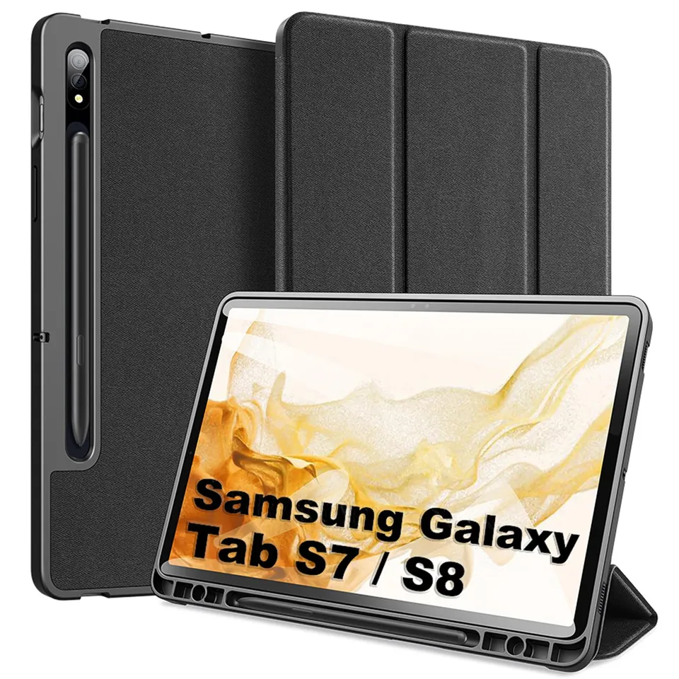 Dux Ducis Domo Series coque Samsung Tab S8 S7 11 pouces noire