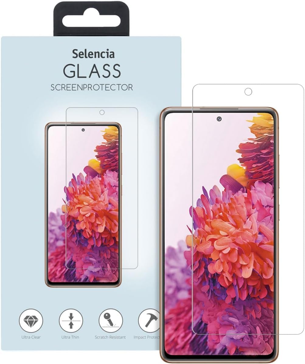 SELENCIA Protection d'écran en verre trempé Samsung Galaxy S20 FE film transparent 9H