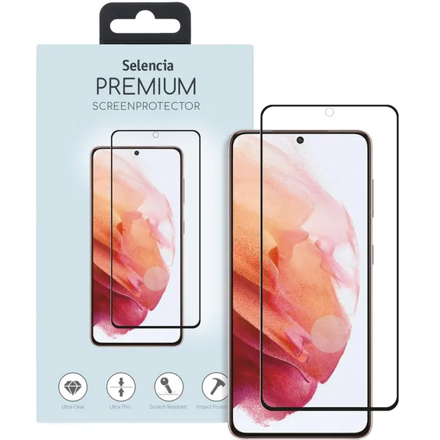 SELENCIA Protection d’écran en verre trempé Samsung Galaxy S21 Edge to Edge 9H