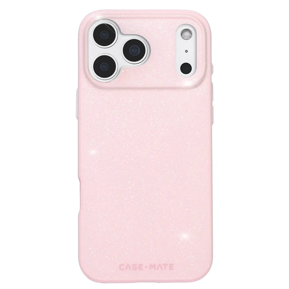 CASE-MATE Phone Cases Ballet Pink Twinkle MagSafe - iPhone 17 Pro coque rose