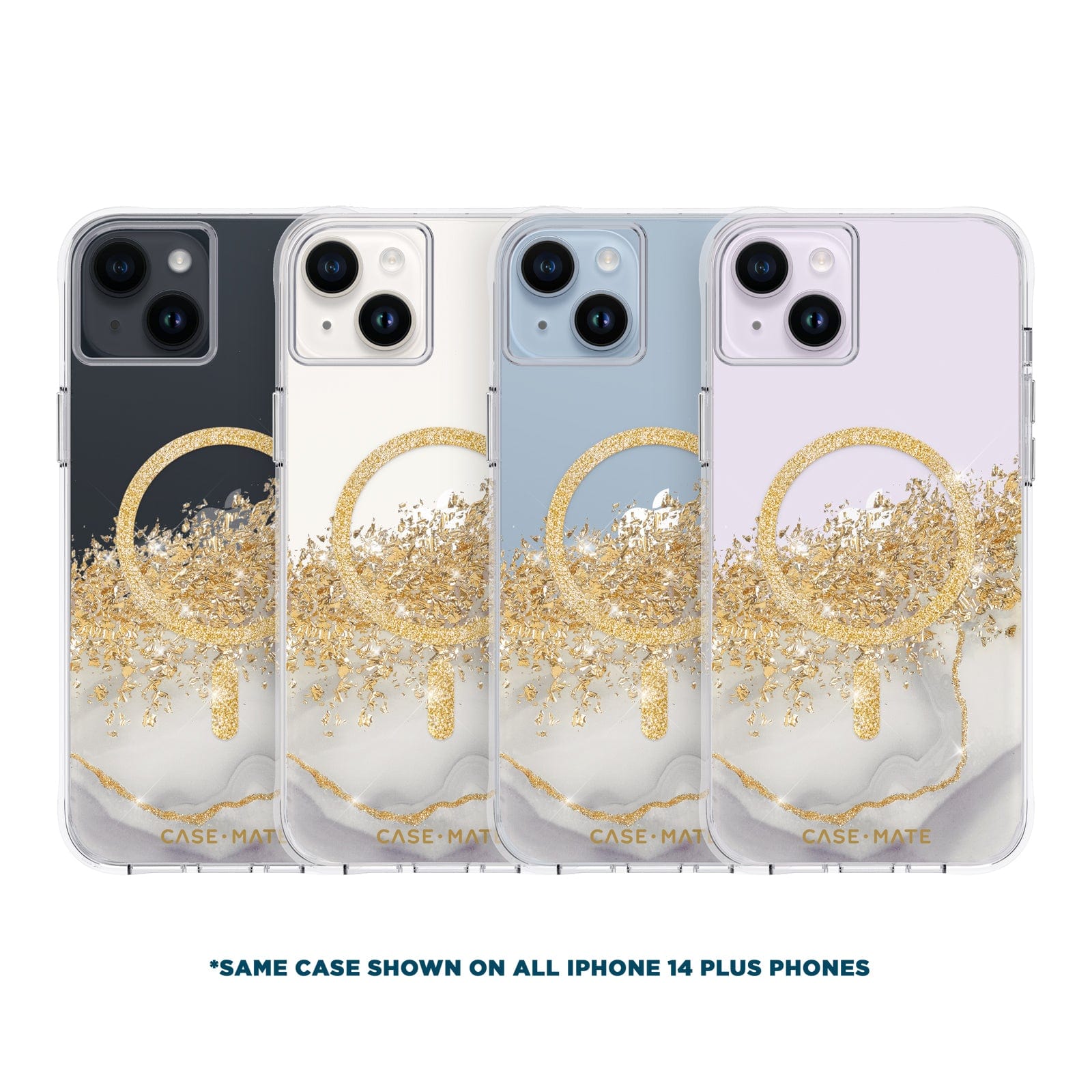 CASE-MATE Phone Cases Karat Marble coque iPhone 14 Plus MagSafe