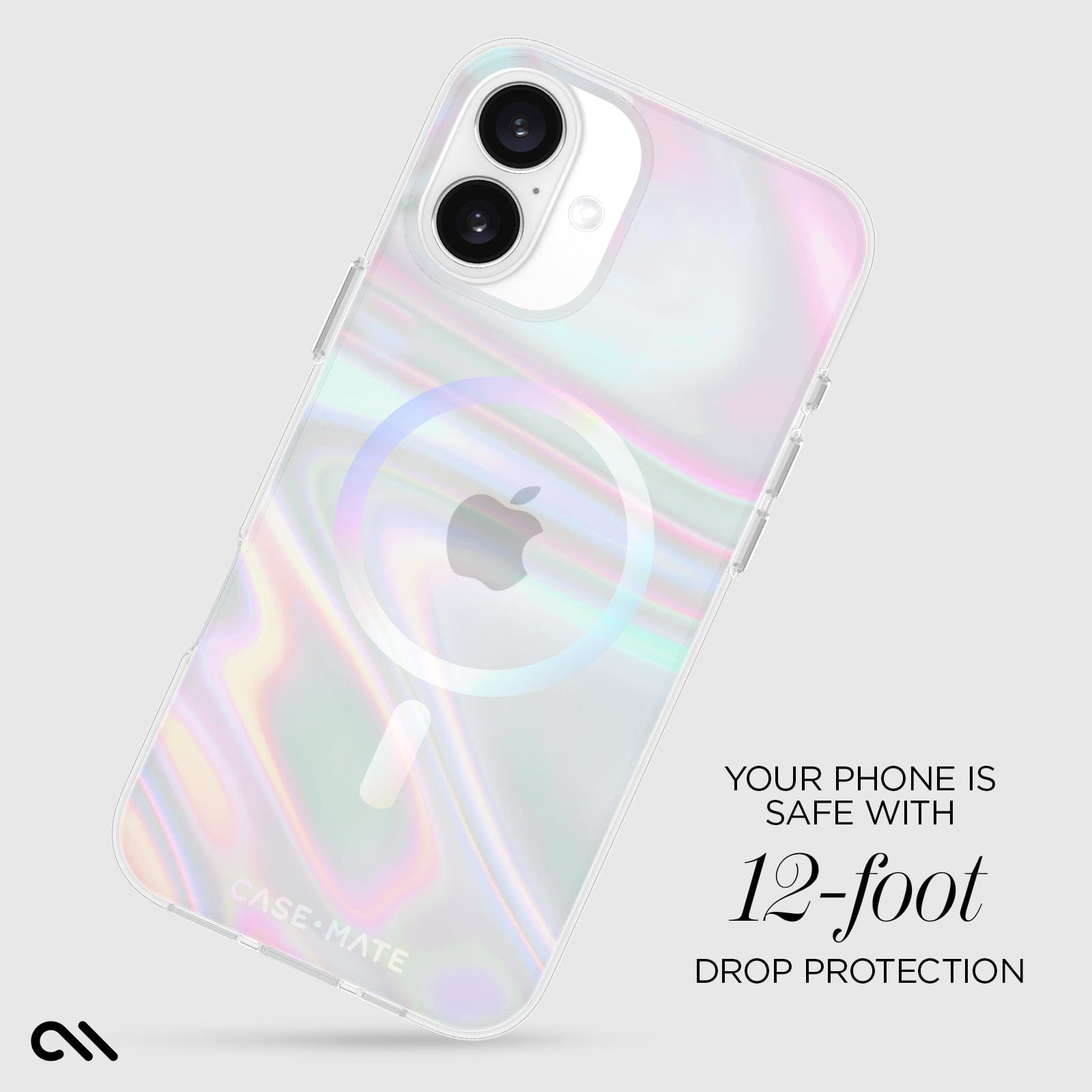 CASE-MATE Phone Cases Soap Bubble MagSafe coque irisée iPhone 16 Plus