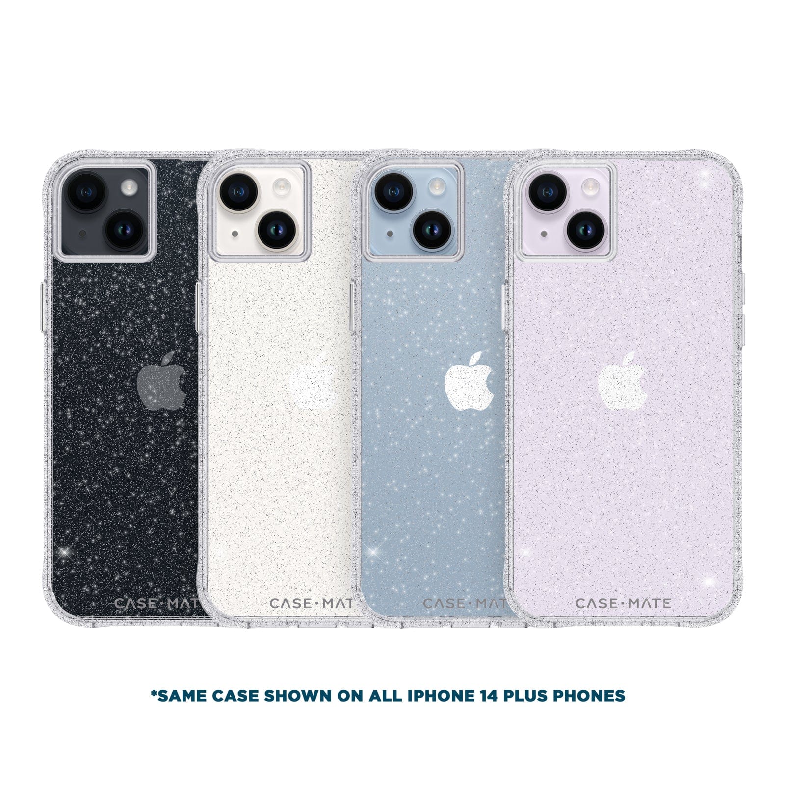 CASE-MATE Phone Cases Sheer Crystal coque iPhone 14 Plus transparente cristaux