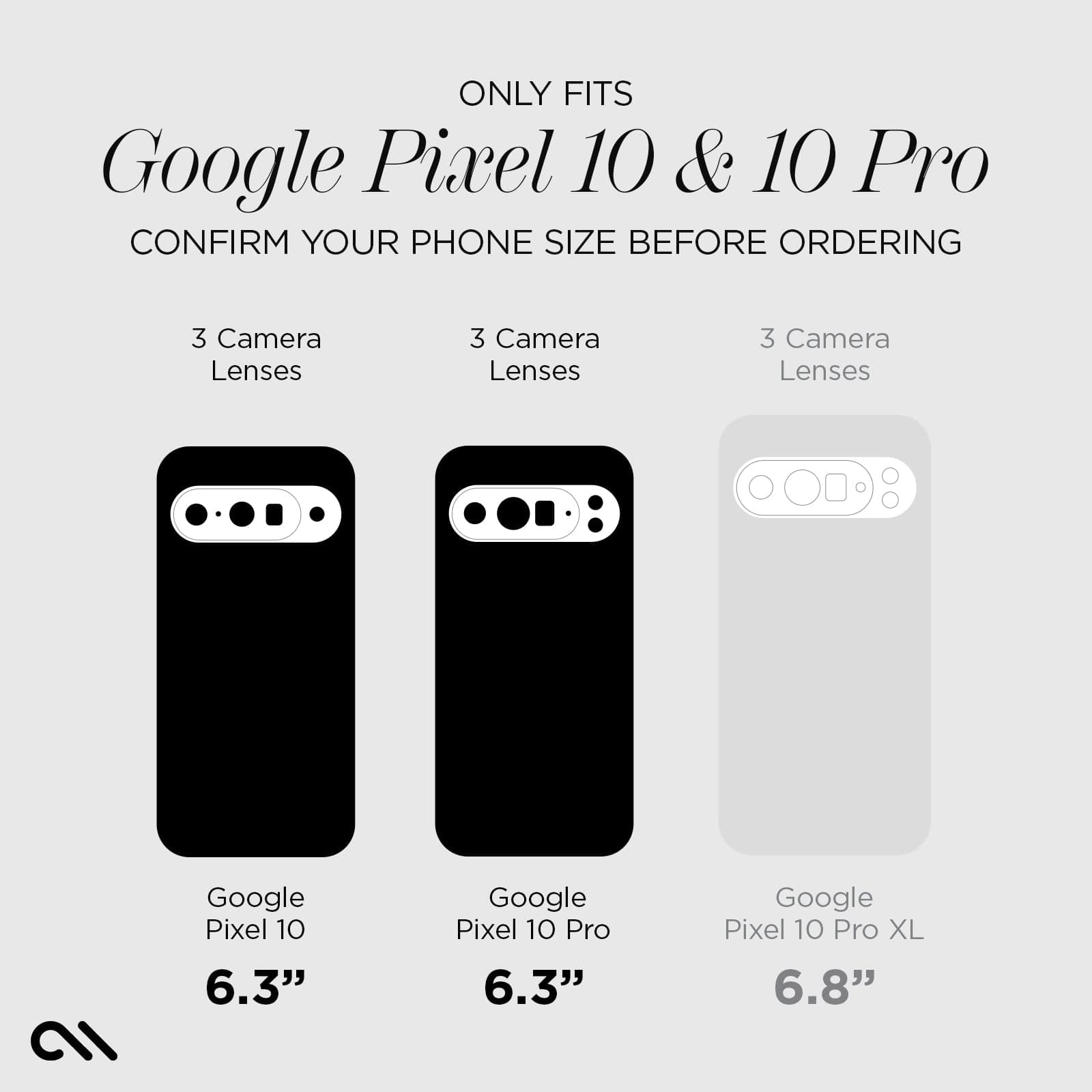 CASE-MATE Screen Protectors Ultra Glass protection écran Pixel 10 Pro Clear