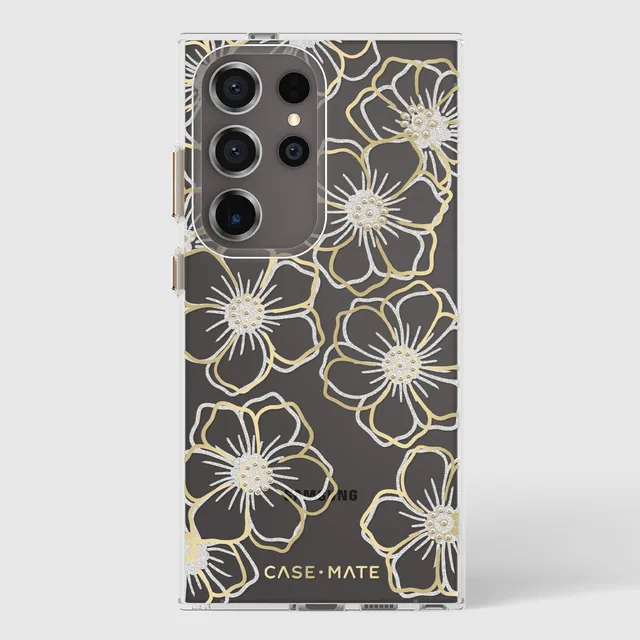 CASE-MATE Phone Cases Floral Gems coque Galaxy S24 Ultra motif floral
