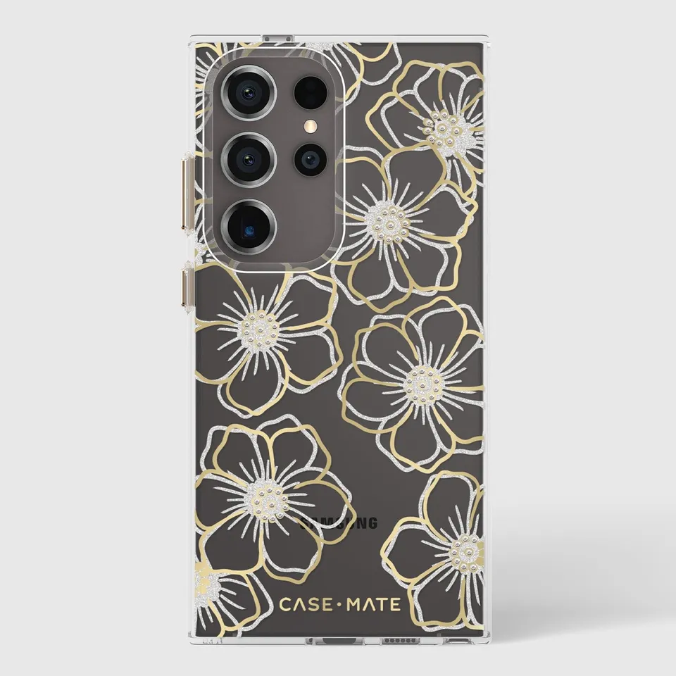 CASE-MATE Phone Cases Floral Gems coque Galaxy S24 Ultra motif floral