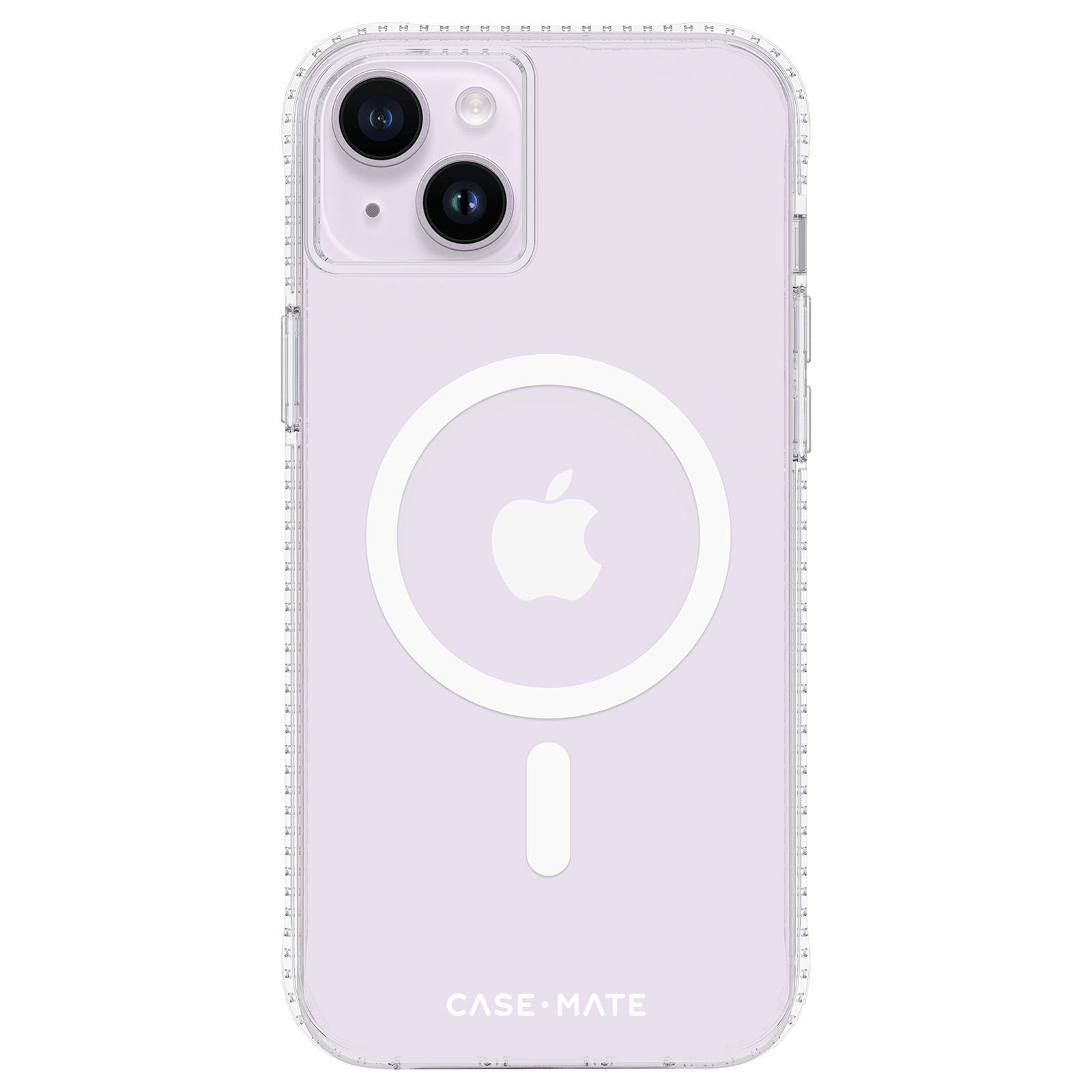 CASE-MATE Phone Cases Tough Clear Plus (MagSafe) coque iPhone 14 transparente recyclée