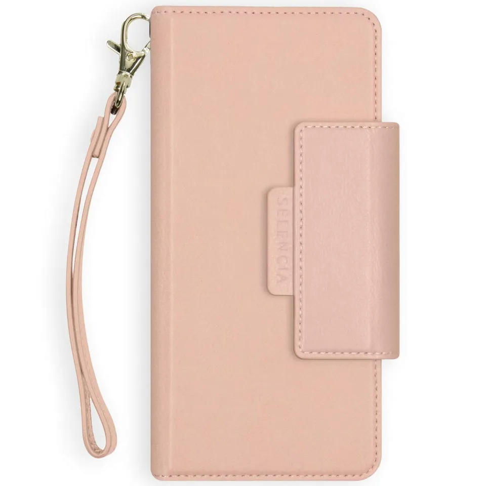 SELENCIA Étui à rabat Surya coque iPhone 11 Pro rose 4 cartes RFID