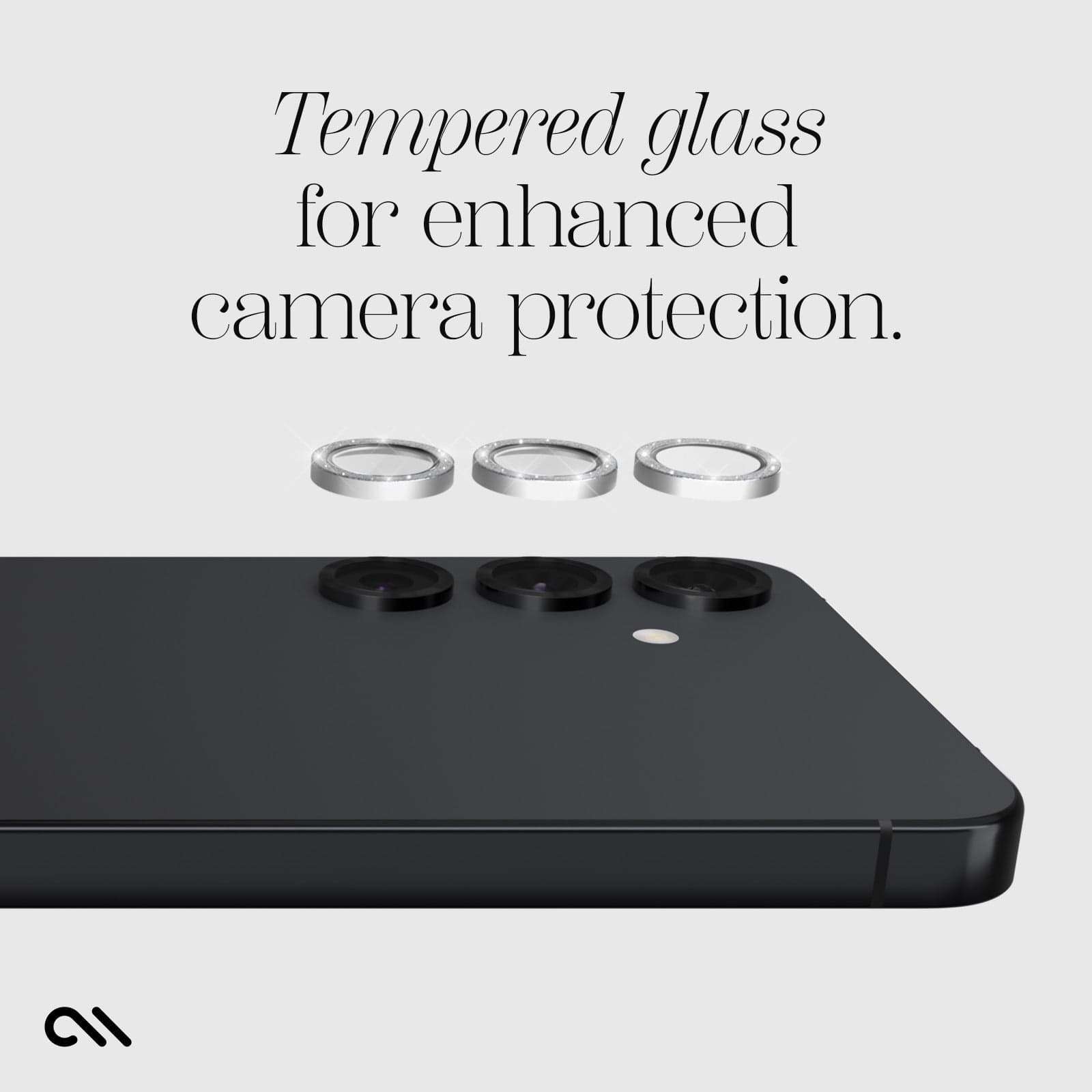 CASE-MATE Lens Protectors Twinkle Camera Lens Protector protection objectifs Galaxy S25 paillettes
