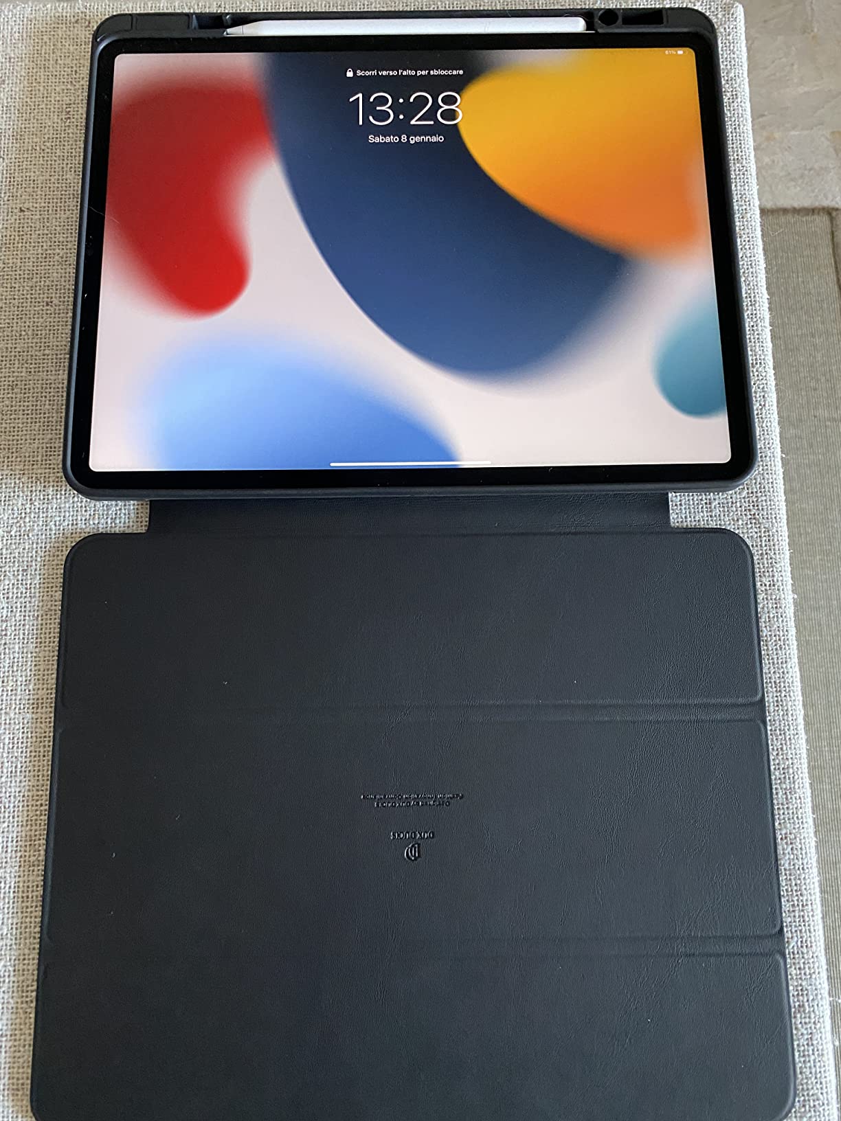 Dux Ducis Magi Series coque iPad Pro 12,9 pouces 2020-2022 noire magnétique