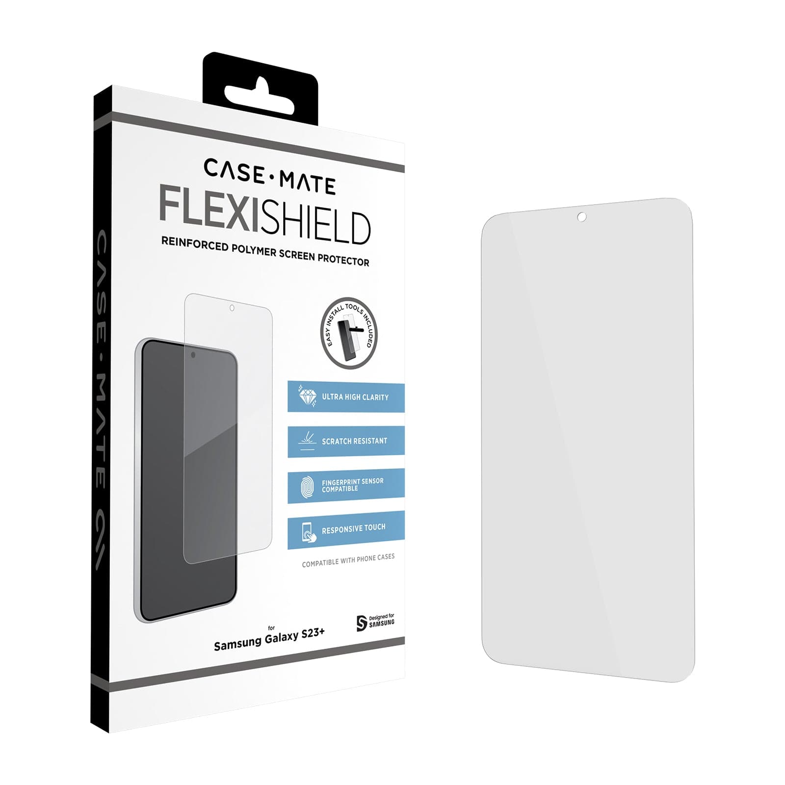 CASE-MATE Screen Protectors FlexiShield protection écran Galaxy S23+ transparente