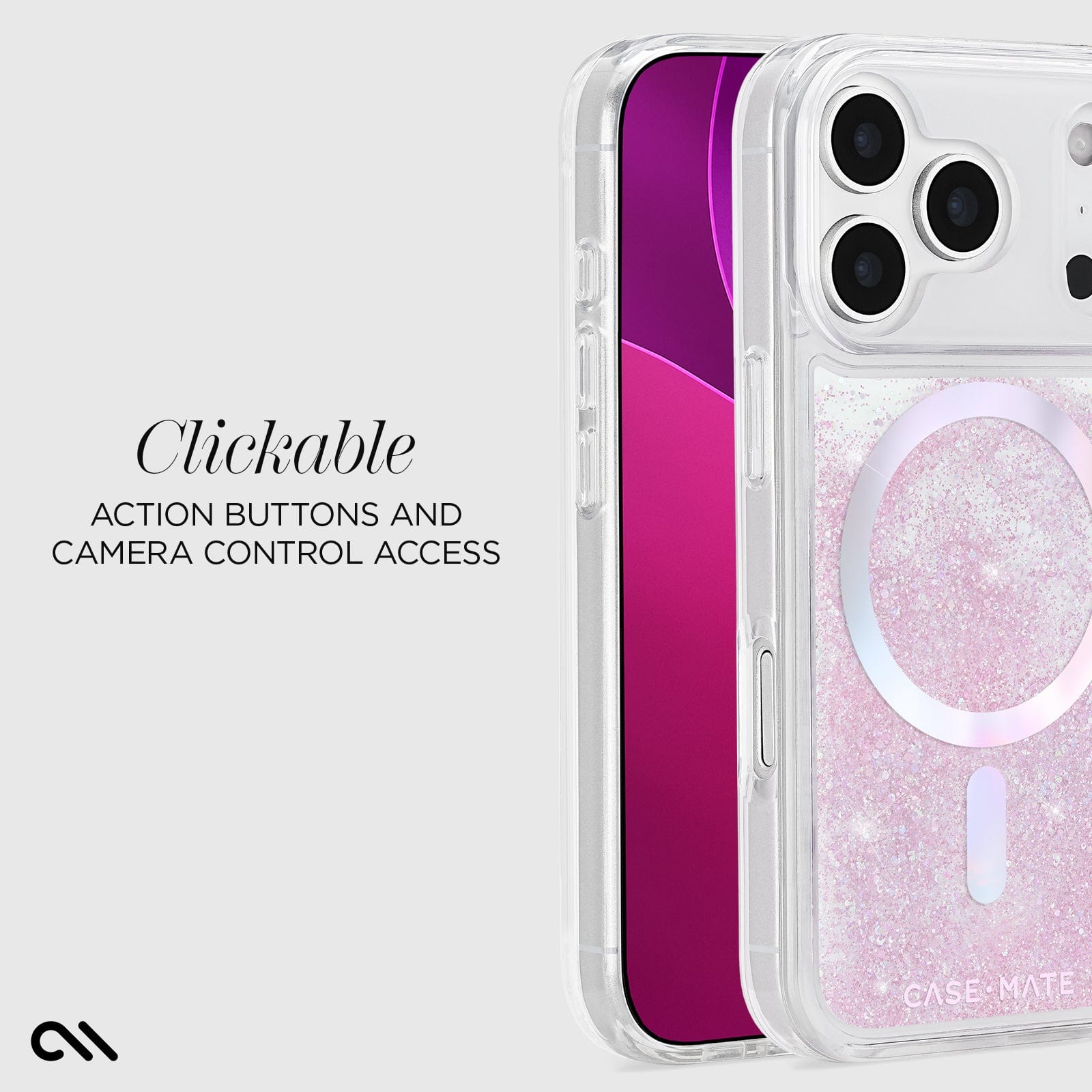 CASE-MATE Phone Cases Waterfall Soap Bubble® MagSafe coque iPhone 17 Pro irisée