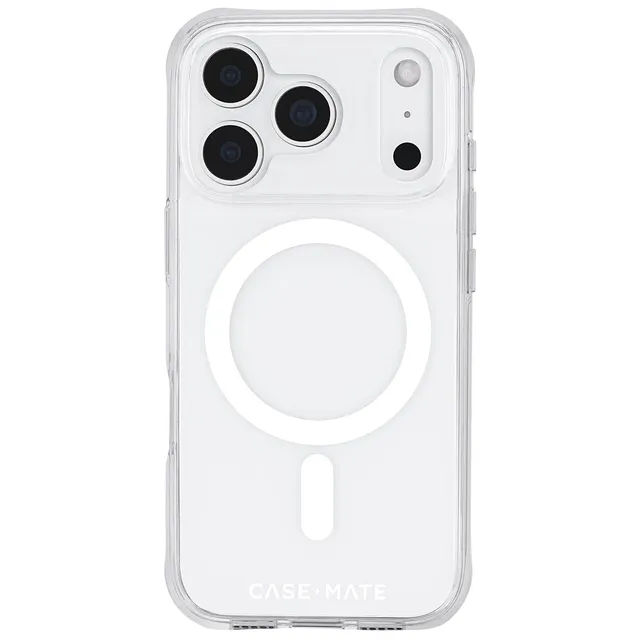 CASE-MATE Tough Clear MagSafe coque iPhone 17 Pro transparente antichoc