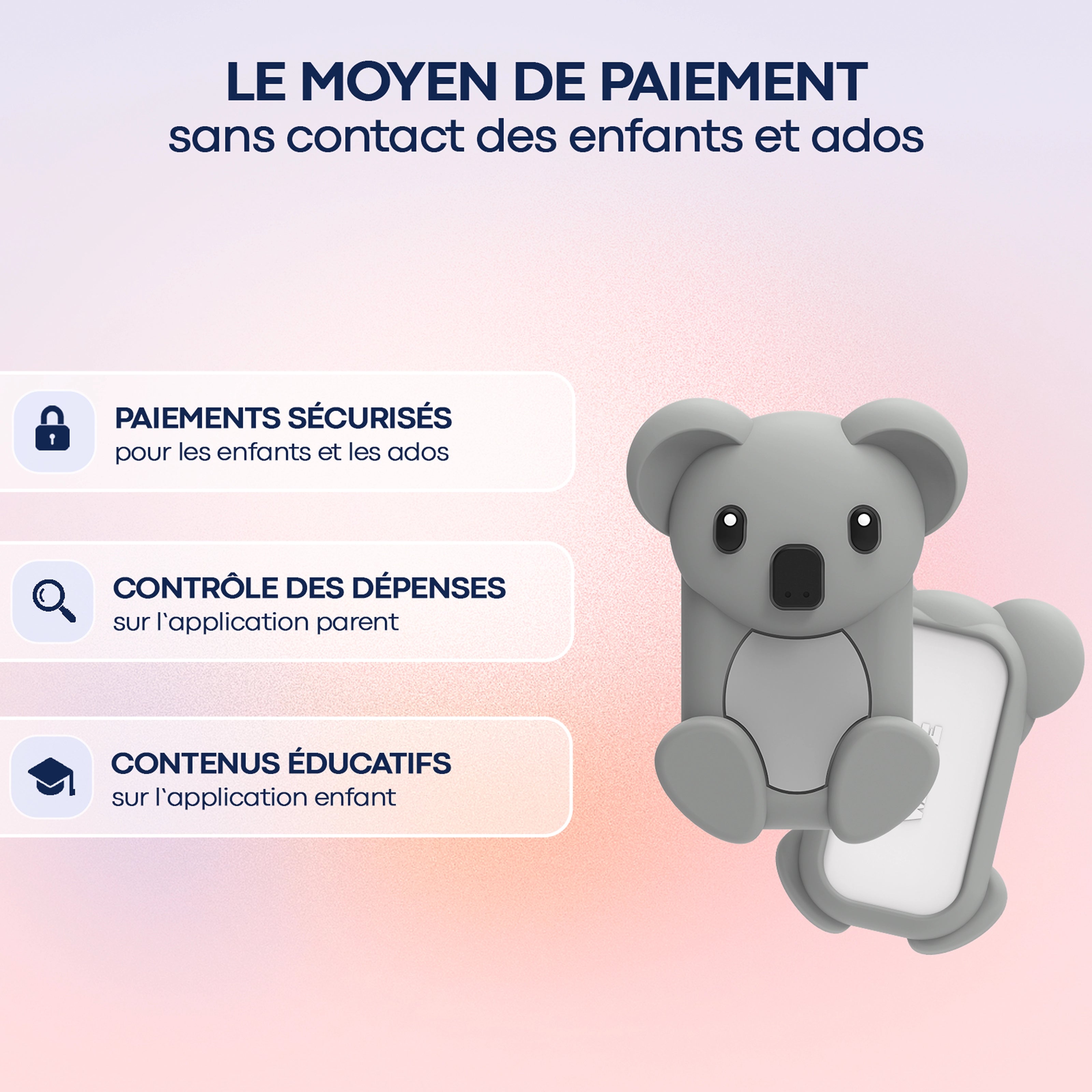 MoneyWalkie Tous les Walkies Walkie Koala paiement sans contact