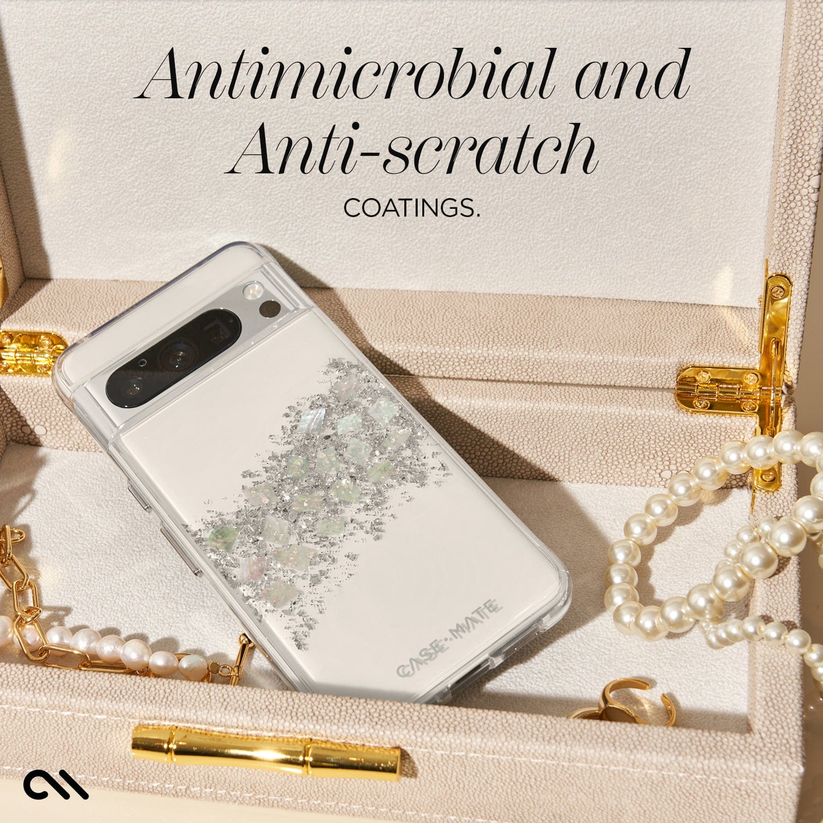 CASE-MATE Phone Cases Touch of Pearl - Pixel 8 Pro coque Pearl