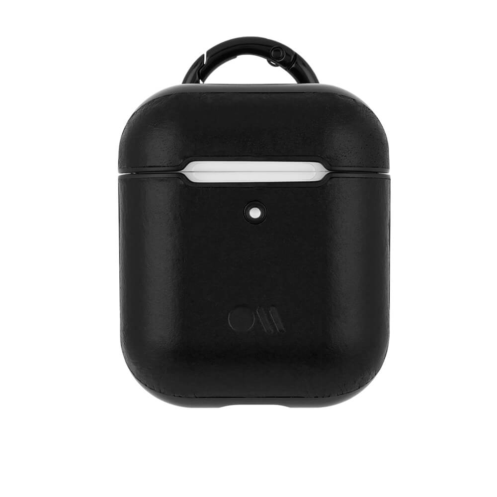 CASE-MATE AirPods Cases Leather étui AirPods noir