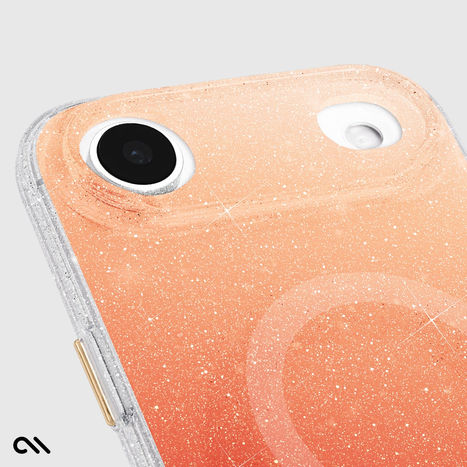 CASE-MATE Phone Cases Sheer Twinkle Orange Ombré coque iPhone Air MagSafe