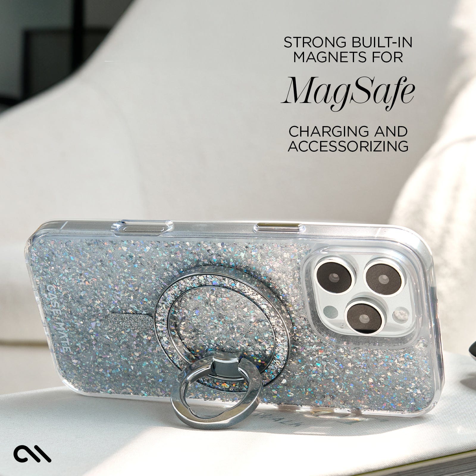 CASE-MATE Phone Cases Twinkle Disco MagSafe coque irisée