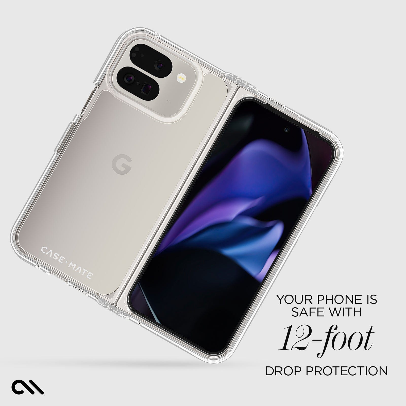 CASE-MATE Phone Cases Tough (Clear) coque transparente Pixel 9 Pro Fold