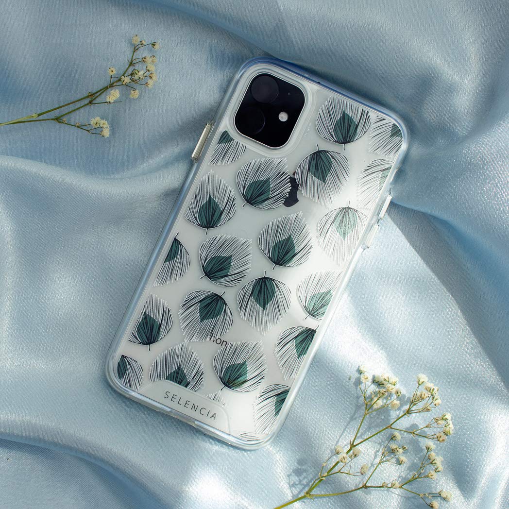 Selencia Coque arrière Zarya Fashion coque plumes iPhone