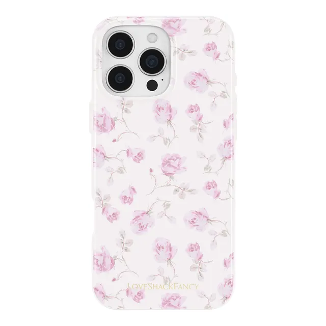 CASE-MATE Phone Cases Case-Mate x LoveShackFancy Ribbon Rosa Flora coque MagSafe